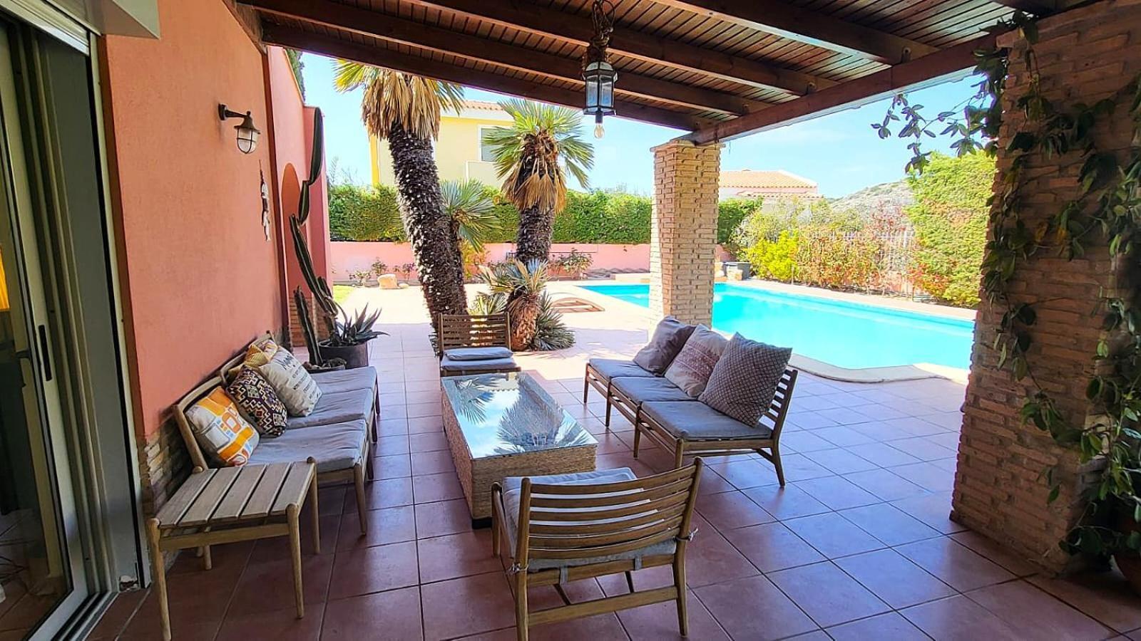Villa Casa Del Sol With Private Pool Суніон Екстер'єр фото